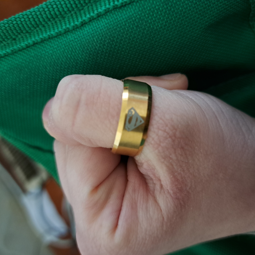 Superman Gold Ring
